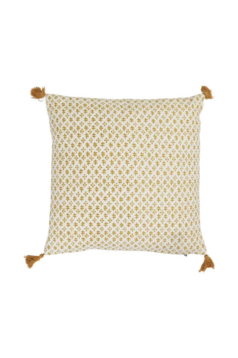 Cotton Pillow, Main, color, Yellow