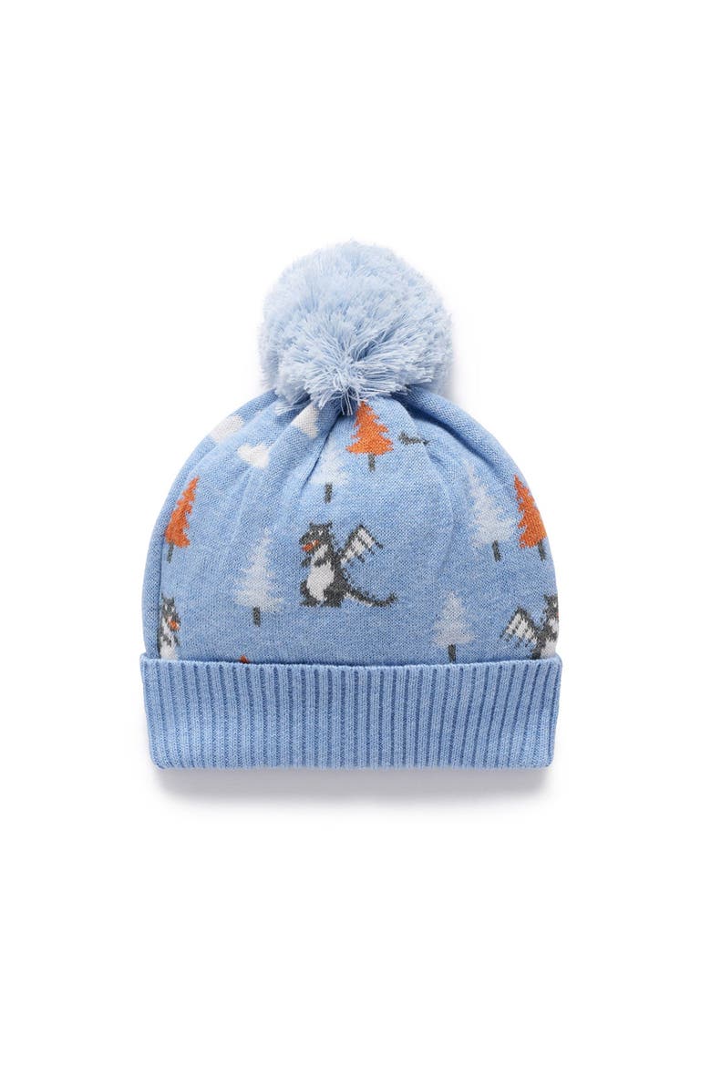 Boys' Magical Forest Knit Beanie, Main, color, Forest Jacquard