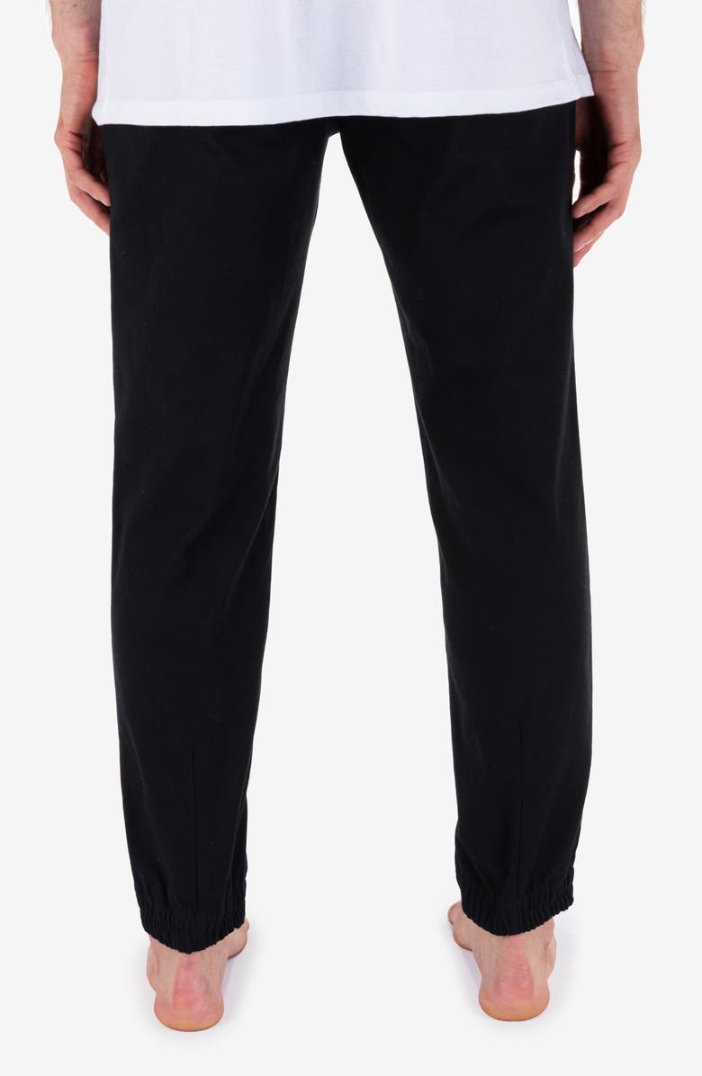 Hurley Icon Stretch Cotton Joggers, Alternate, color, Black