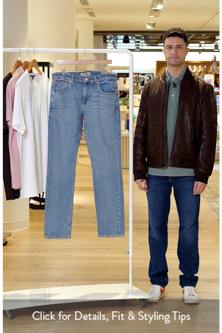 Blake Slim Straight Leg Jeans video