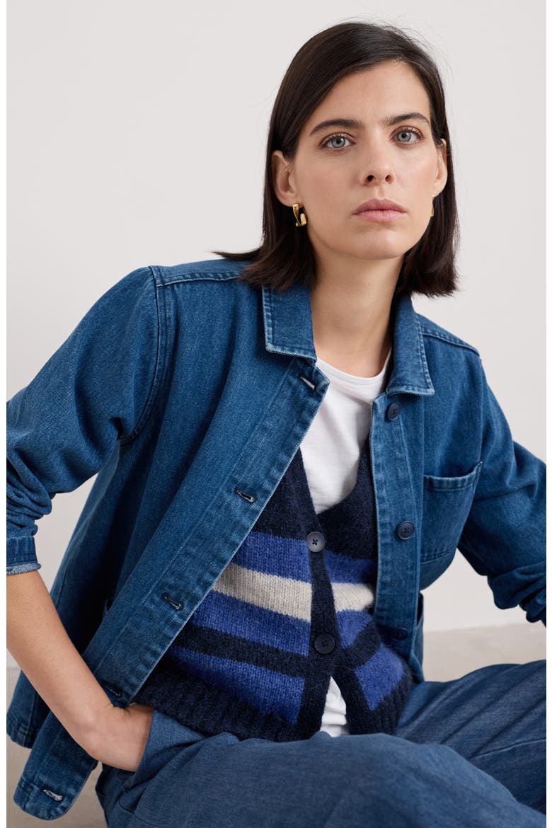 Reading Rocks Denim Jacket, Alternate, color, MID WASH HIGH TWIST