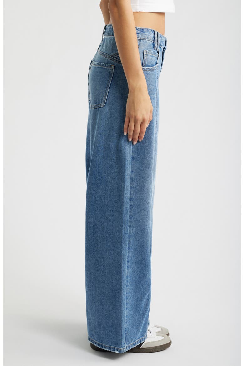 Relaxed Extra Baggy Wide Leg Jeans, Alternate, color, LIGHT BLUE POTASSIUM