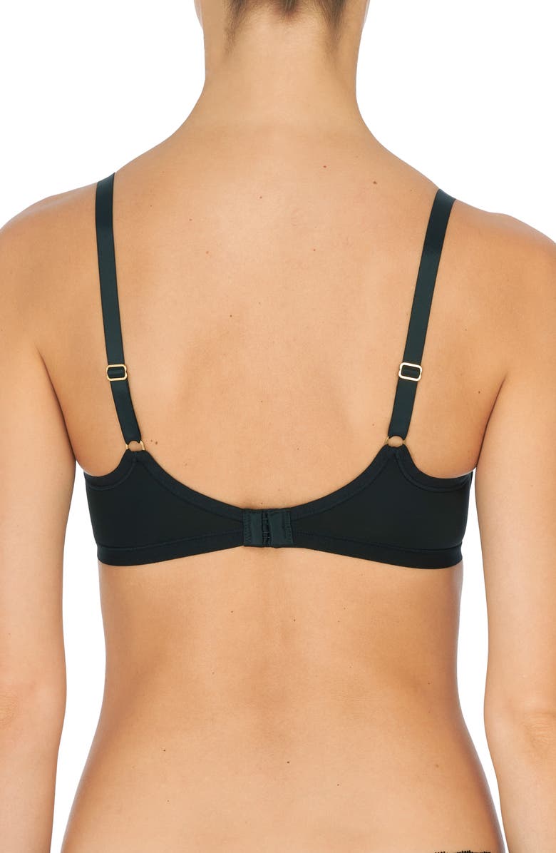 Natori Hidden Glamour Contour Underwire Bra, Alternate, color, Black