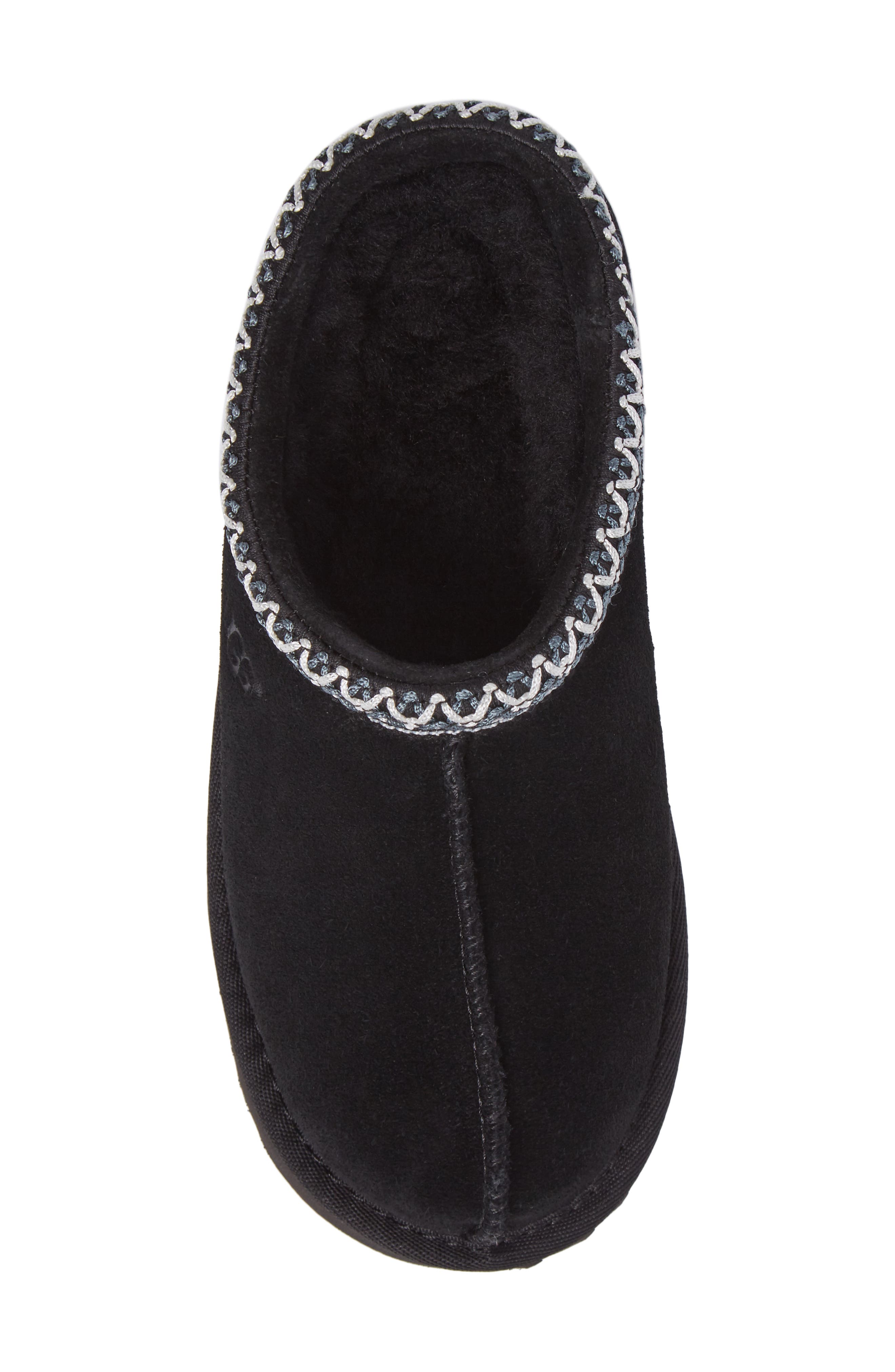 UGG<sup>®</sup> Kids' Tasman II Embroidered Slipper, Alternate, color, Black