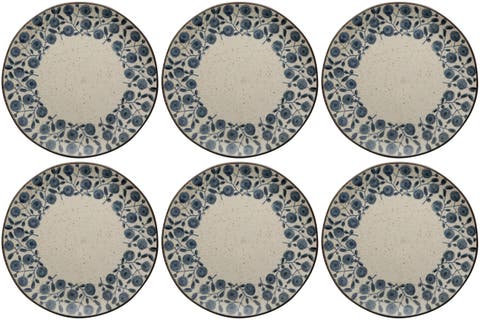Set of 6 Calendula Element Dinner Plate 10 Inch
