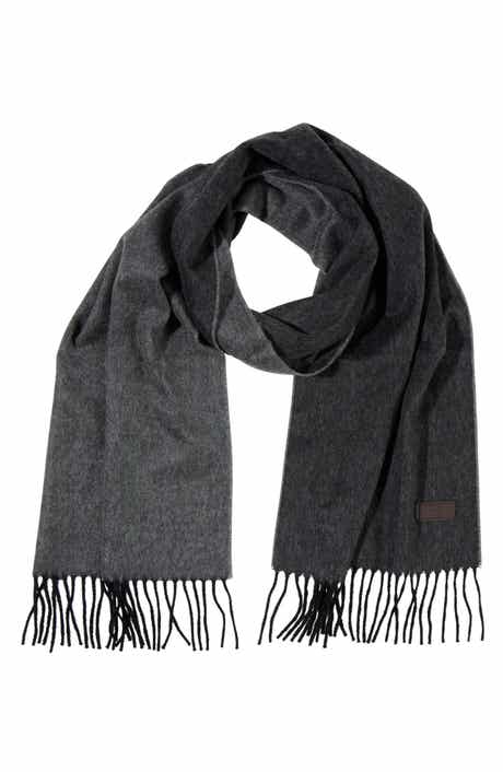 Hickey Freeman Cashmere Double Face Solid Scarf