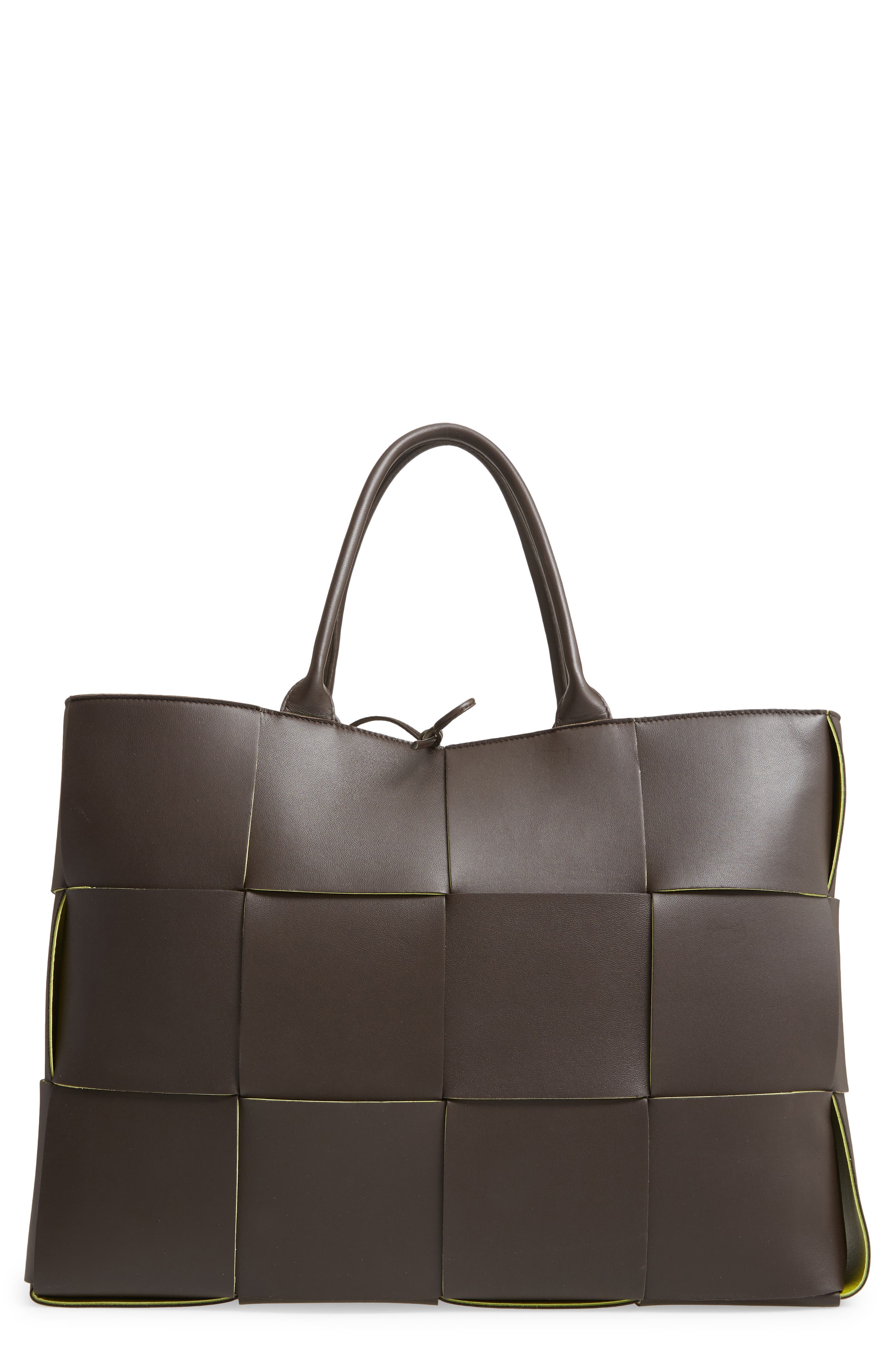 Bottega Veneta Large Arco Intrecciato Leather Tote, Main, color, 