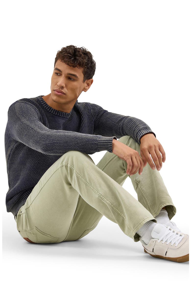 Greensboro Straight Leg 5-Pocket Cotton & Linen Pants, Alternate, color, TEA