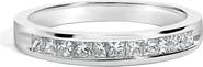 Haus of Brilliance Silver 1/2 Cttw Diamond Half Eternity Wedding Band Ring