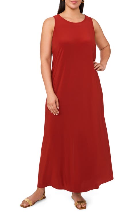 Sleeveless Midi Dress (Plus)