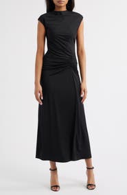 NIKKI LUND Milou Ruched Maxi Dress