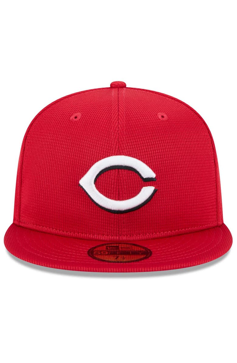 New Era Men's New Era Red Cincinnati Reds 2025 Spring Training 59FIFTY Fitted Hat, Alternate, color, Red
