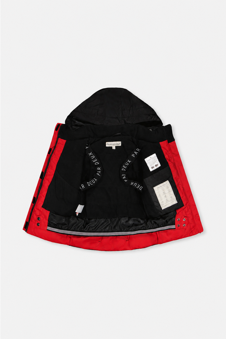 Teknik Fleece Jacket & Reinforced Pants Two Piece Snowsuit, Alternate, color, Rouge