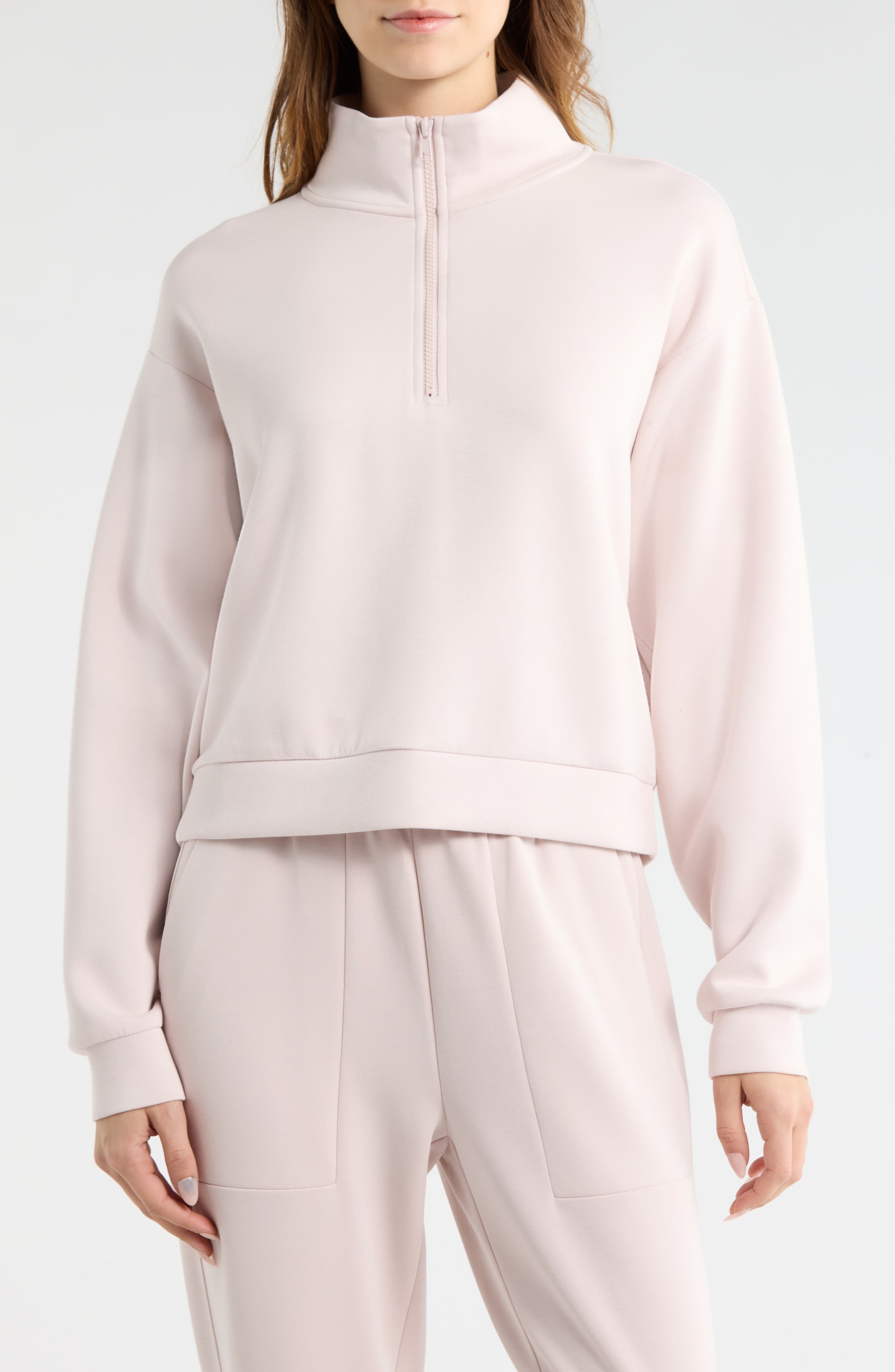Whisper Knit Quarter Zip Pullover - image 5