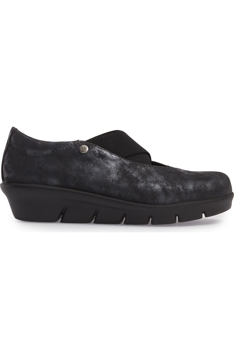 Wolky Cursa Slip-On Sneaker, Alternate, color, Black Leather