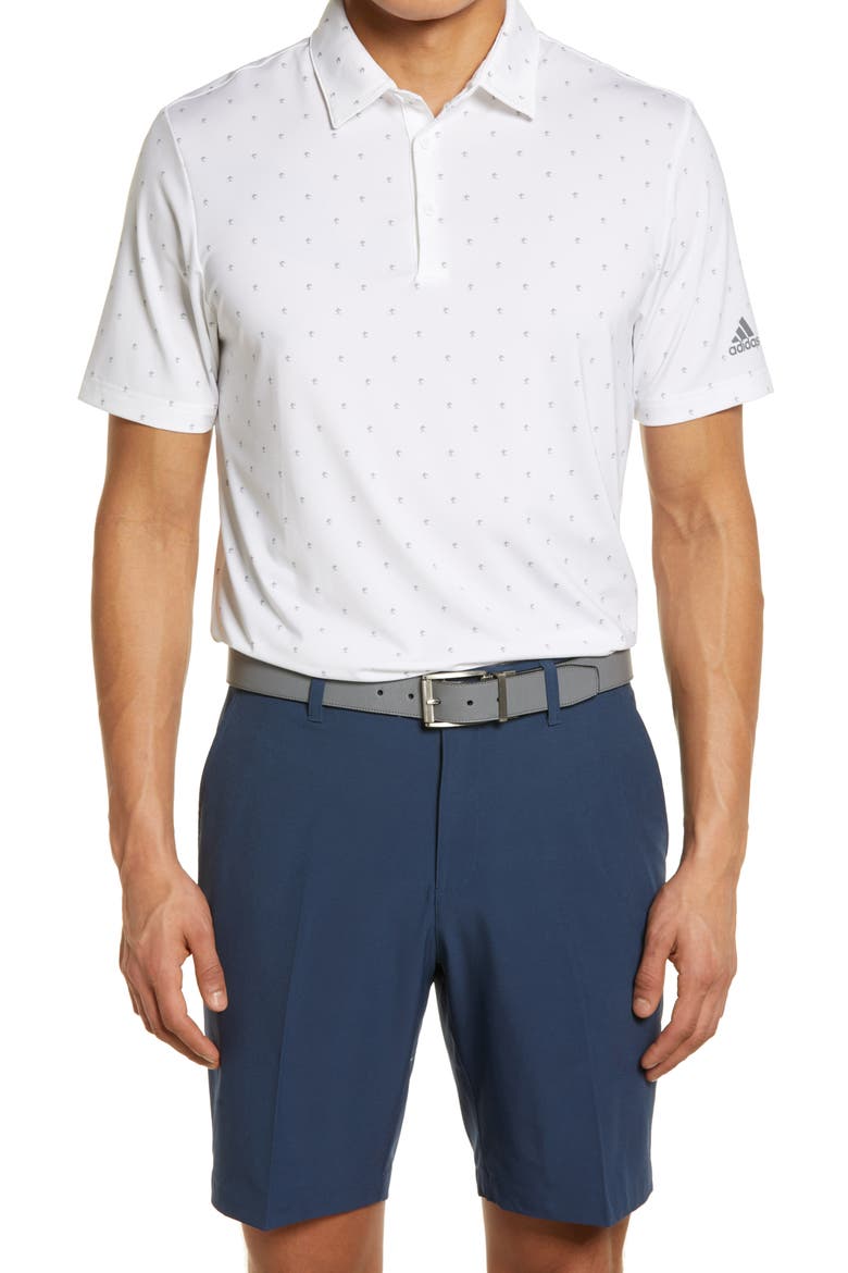 Men's Ultimate 365 Golf Polo, Main, color, WHITE/ GREY THREE