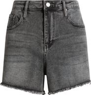 PTCL Tess High Waist Stretch Denim Cutoff Shorts