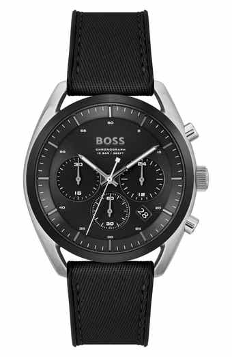 BOSS Top Fabric Strap Chronograph Watch
