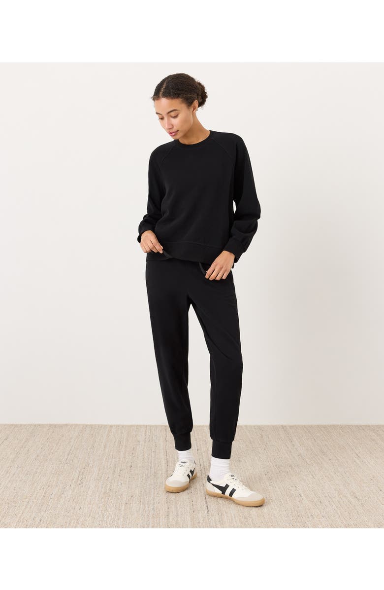 Pact CloudKnit Raglan Crew, Alternate, color, Black