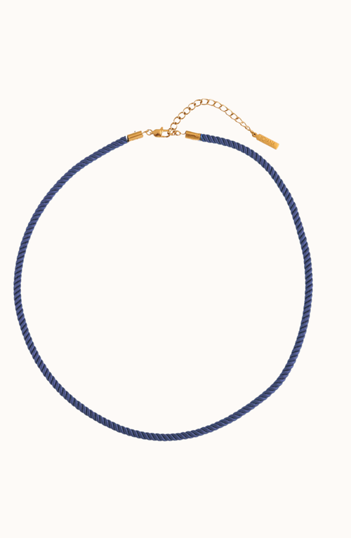 Joiana Jewelry The Rope Necklace In Blue