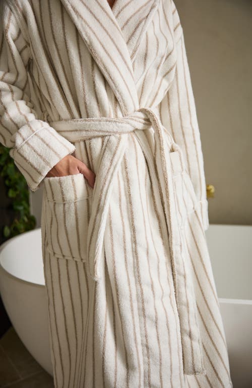 Cozy Earth Stripe Luxe Terry Robe