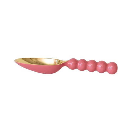 Storied Home Enameled Aluminum Kitchen Scoop In Pink