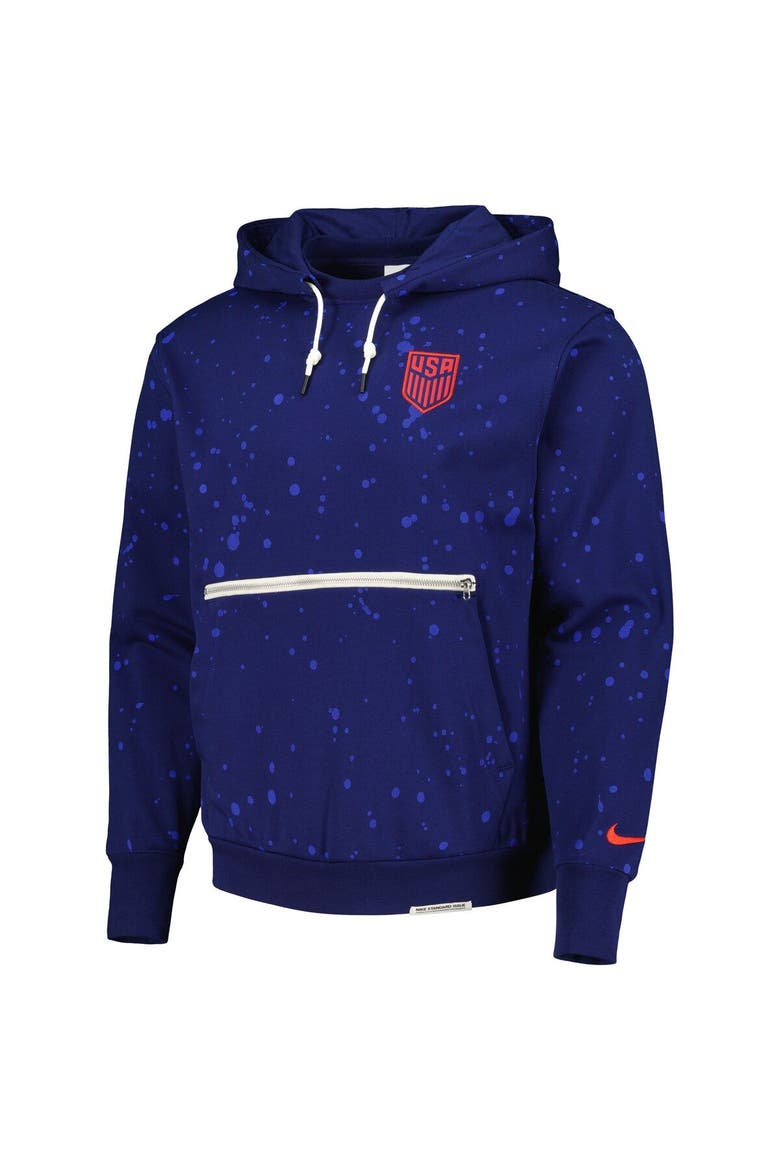Men's Nike Navy USMNT Standard Issue Pullover Hoodie, Alternate, color, Navy