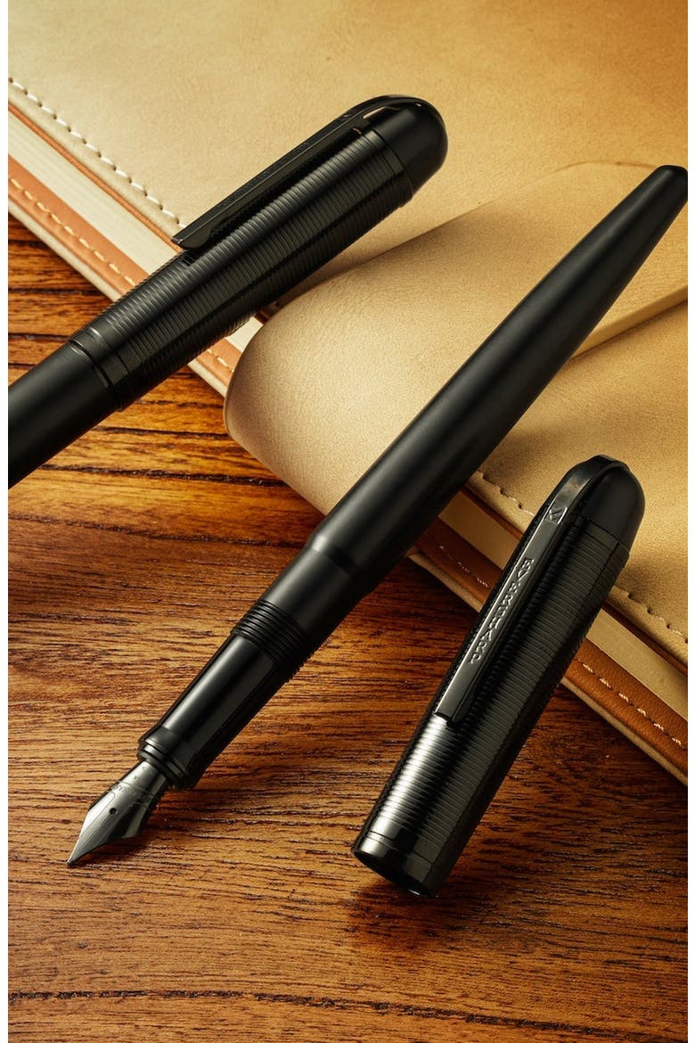 Skyline Aviator Black Fountain Pen, Alternate, color, Black FIne