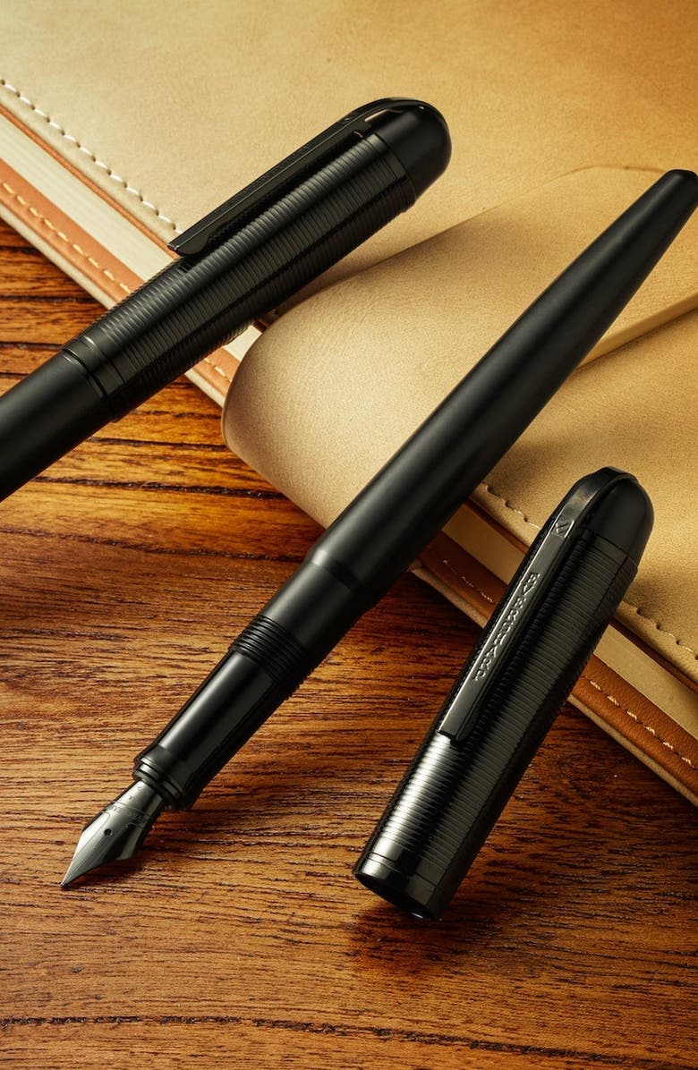 WAHL-EVERSHARP Skyline Aviator Black Fountain Pen, Alternate, color, Black Medium