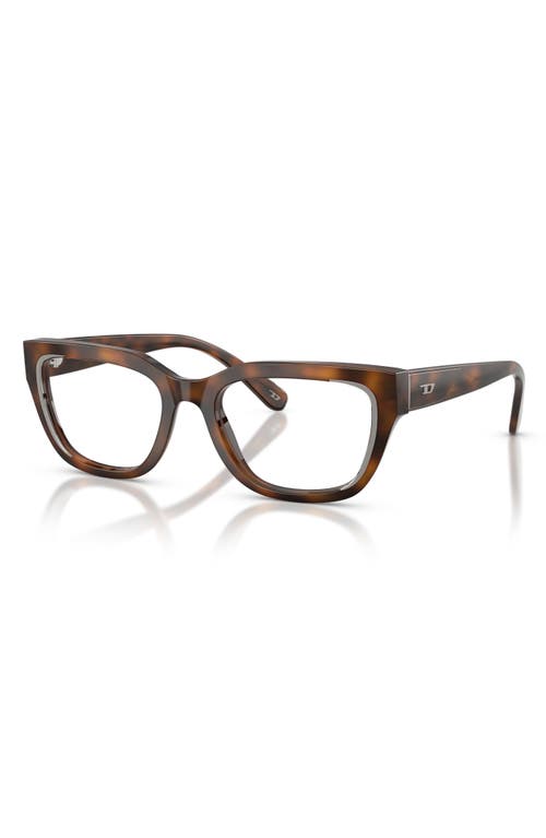 Diesel ® 52mm Rectangular Optical Glasses