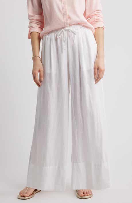 Caslon® Wide Leg Linen Pants