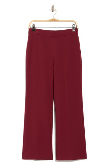 Simkhai Mackenzie Straight Leg Pants In Burgundy