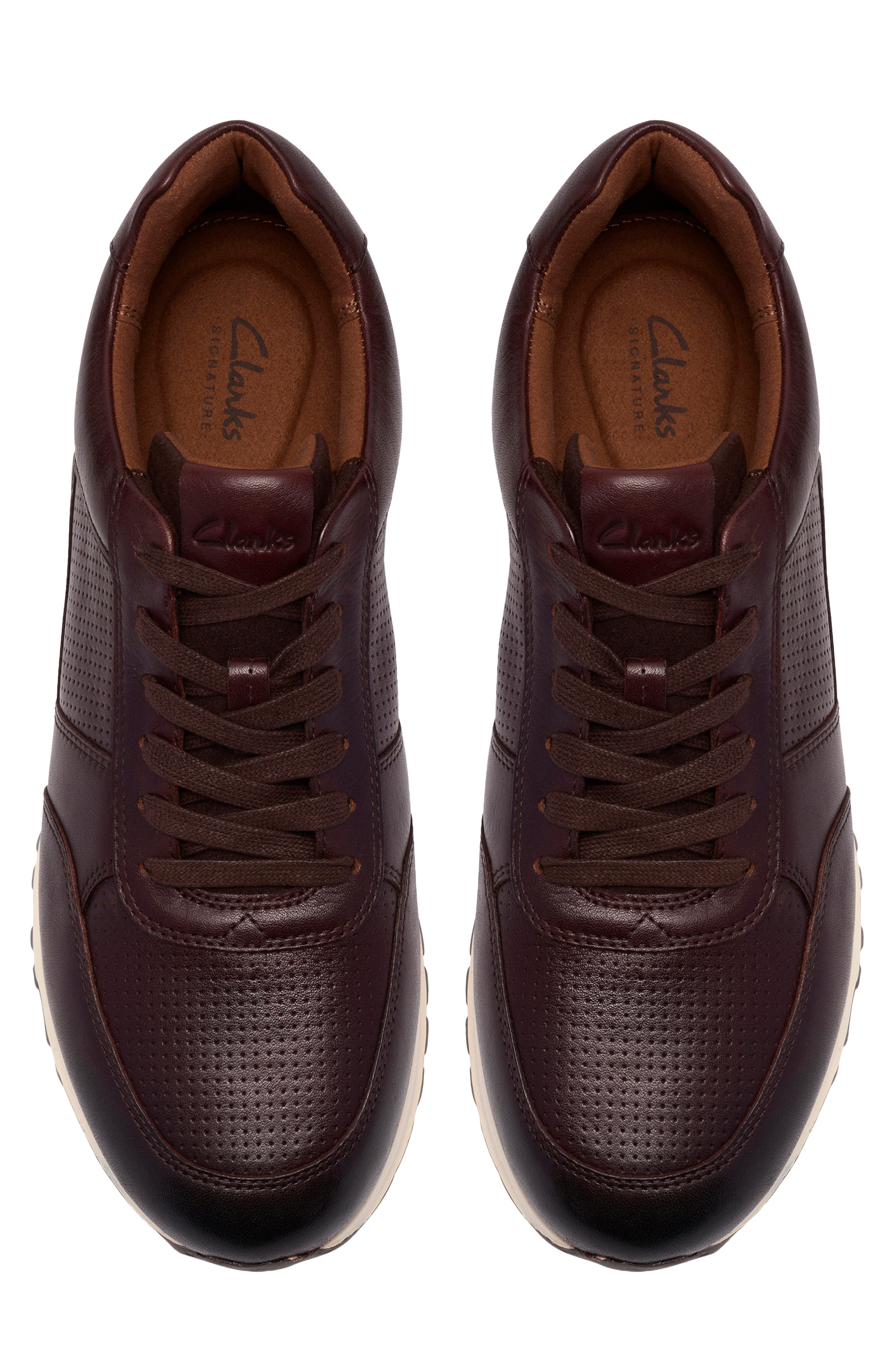 Radwell Lace-Up Leather Sneaker, Alternate, color, BROWN LEATHER