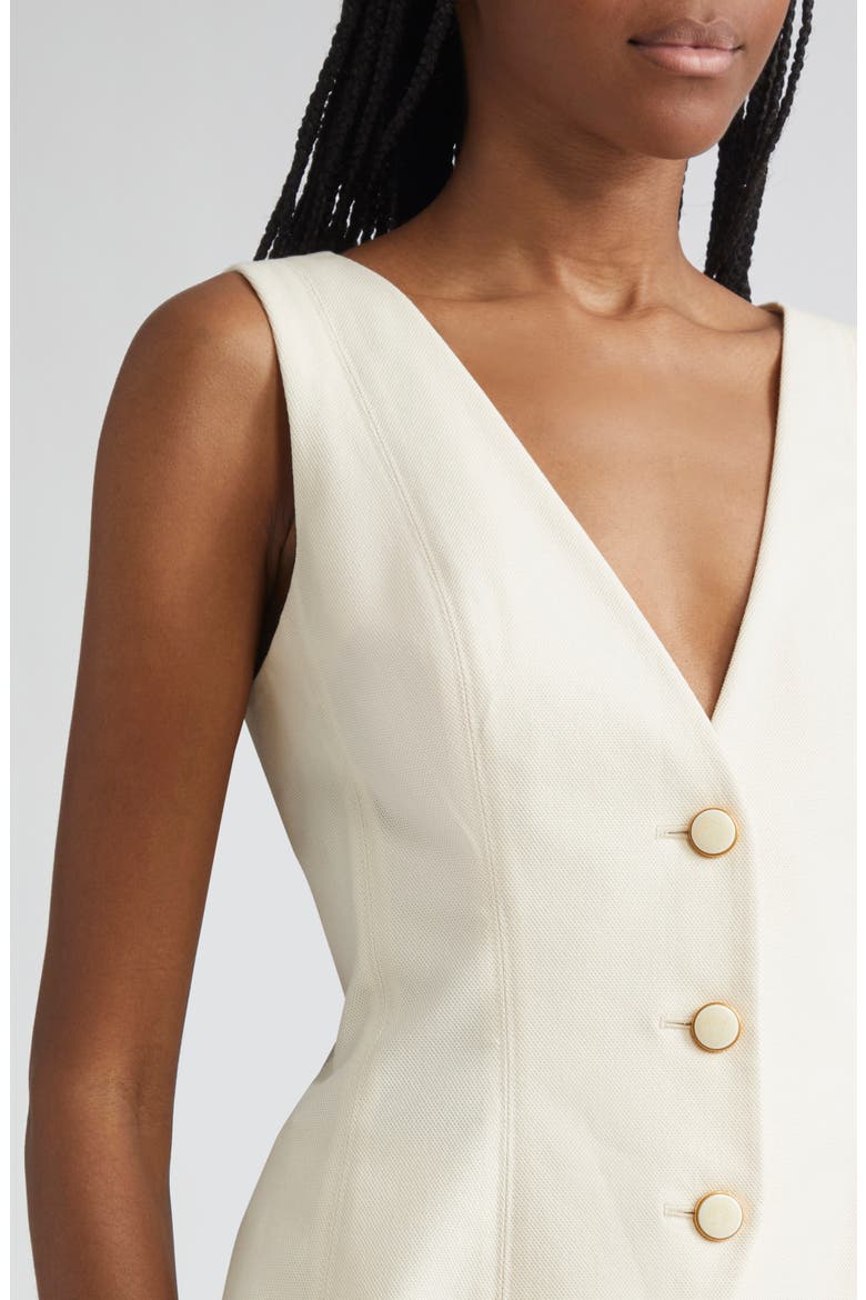 Avalina Vest, Alternate, color, ECRU