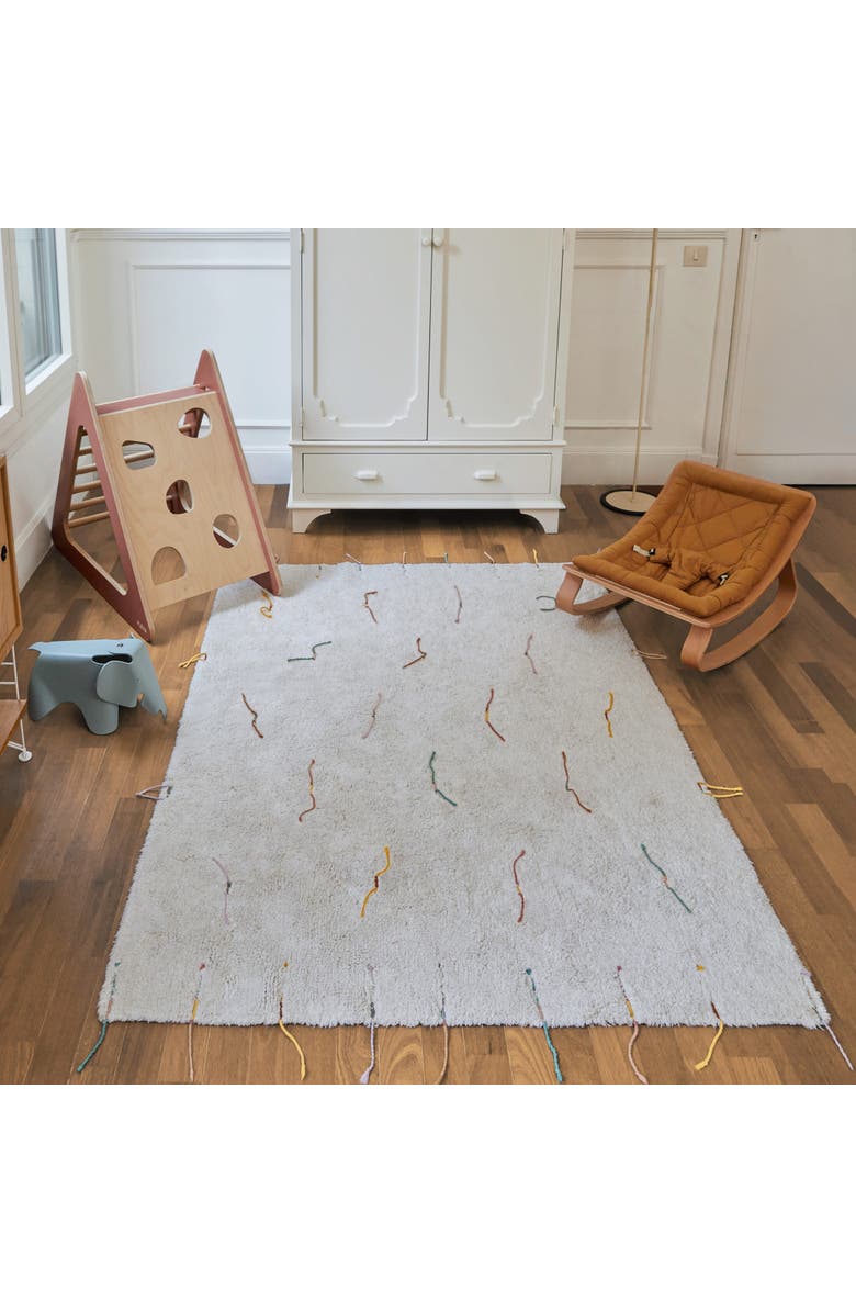 Lorena Canals Play Rug Wildflowers, Alternate, color, Natural