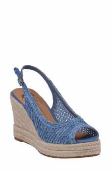 GC SHOES Amira Slingback Espadrille Wedge Sandal