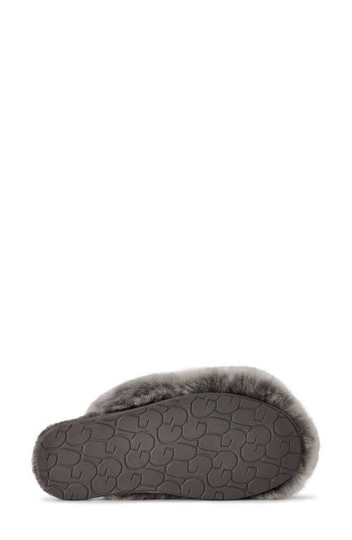 Ugg(r) Scuffette Chalet Genuine Sheepskin Slipper In Gray