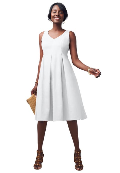 Cotton Denim Dress (Plus Available)