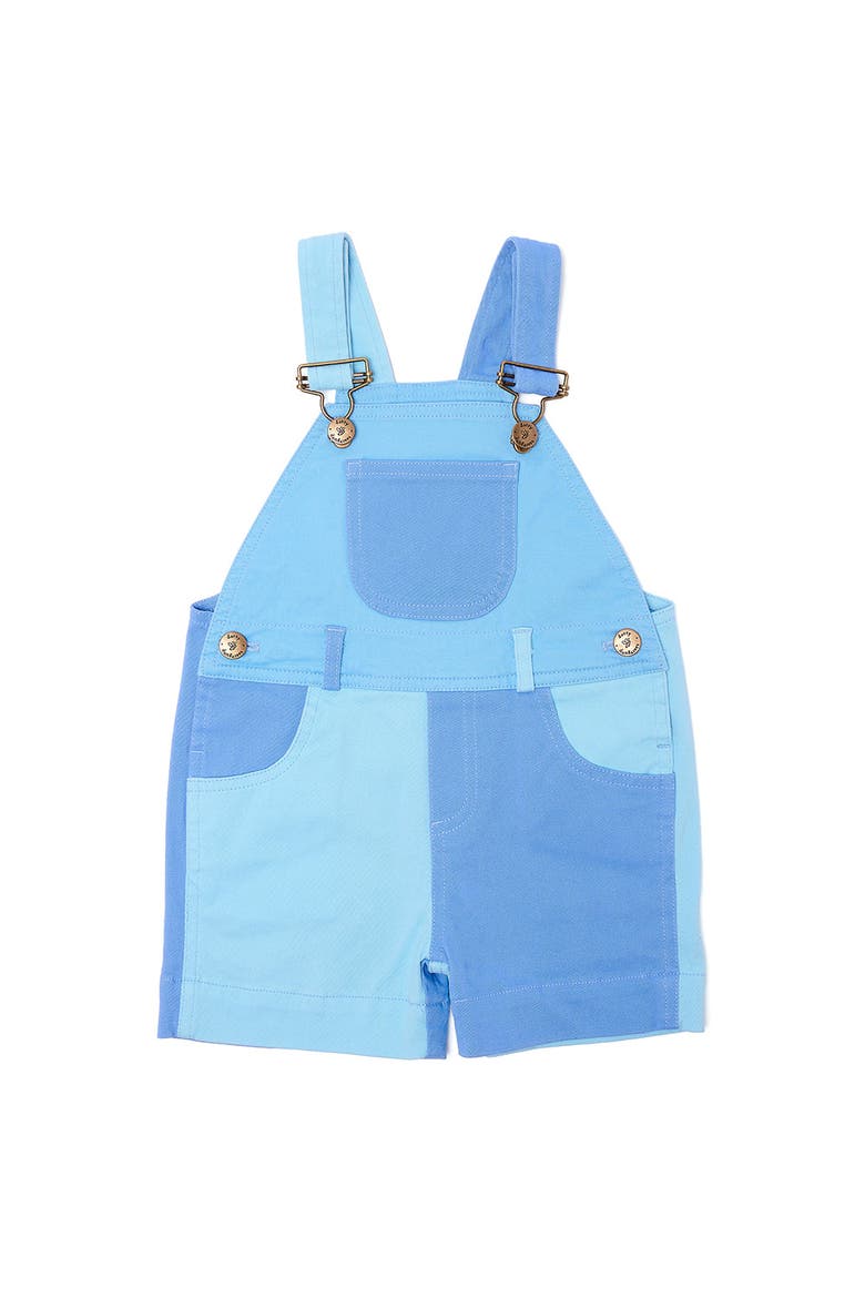 Tonal Colourblock Shorts, Main, color, Blue