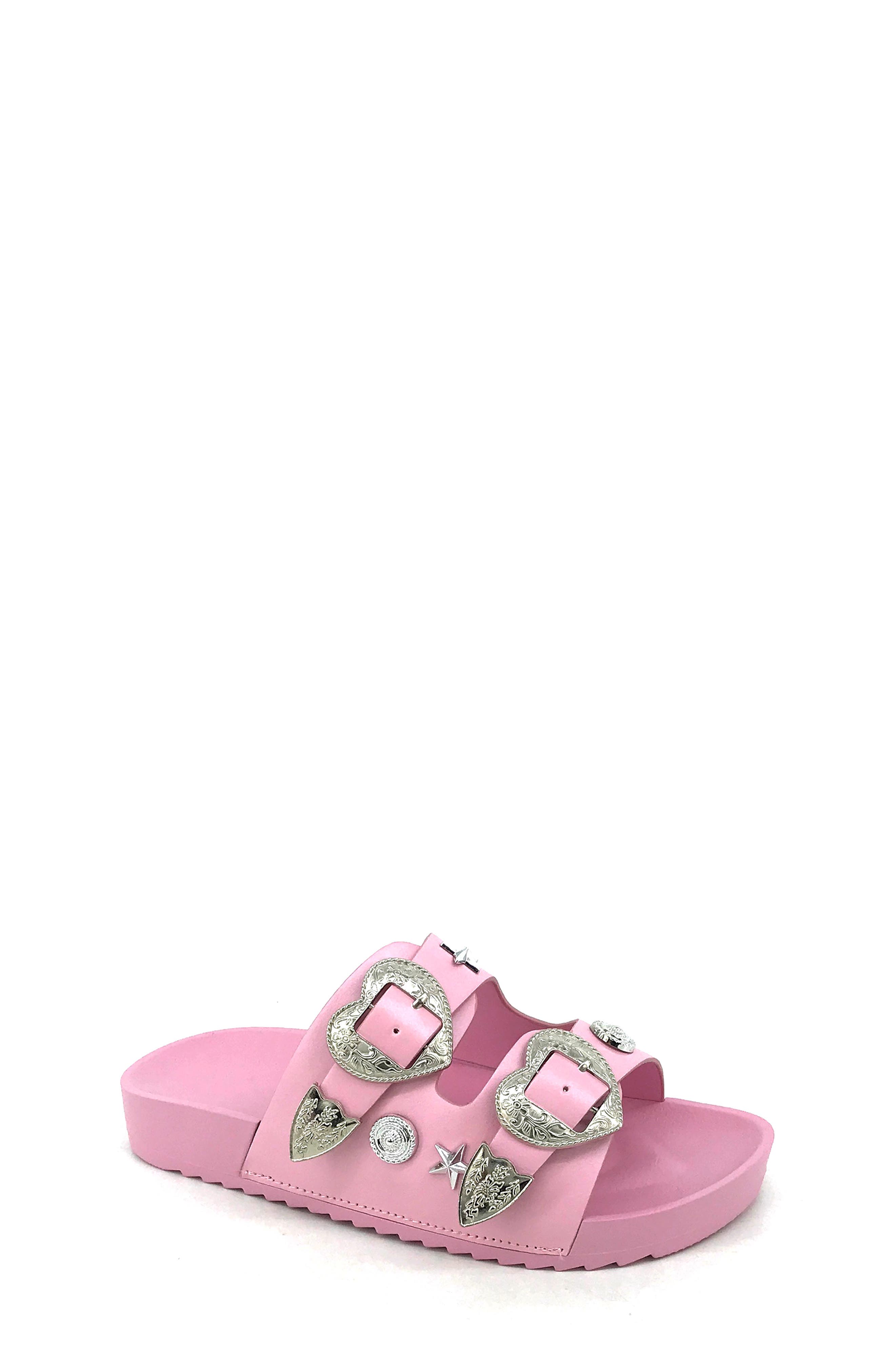 YOKI Kids' Buckle Slide Sandal