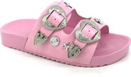 YOKI Kids' Buckle Slide Sandal