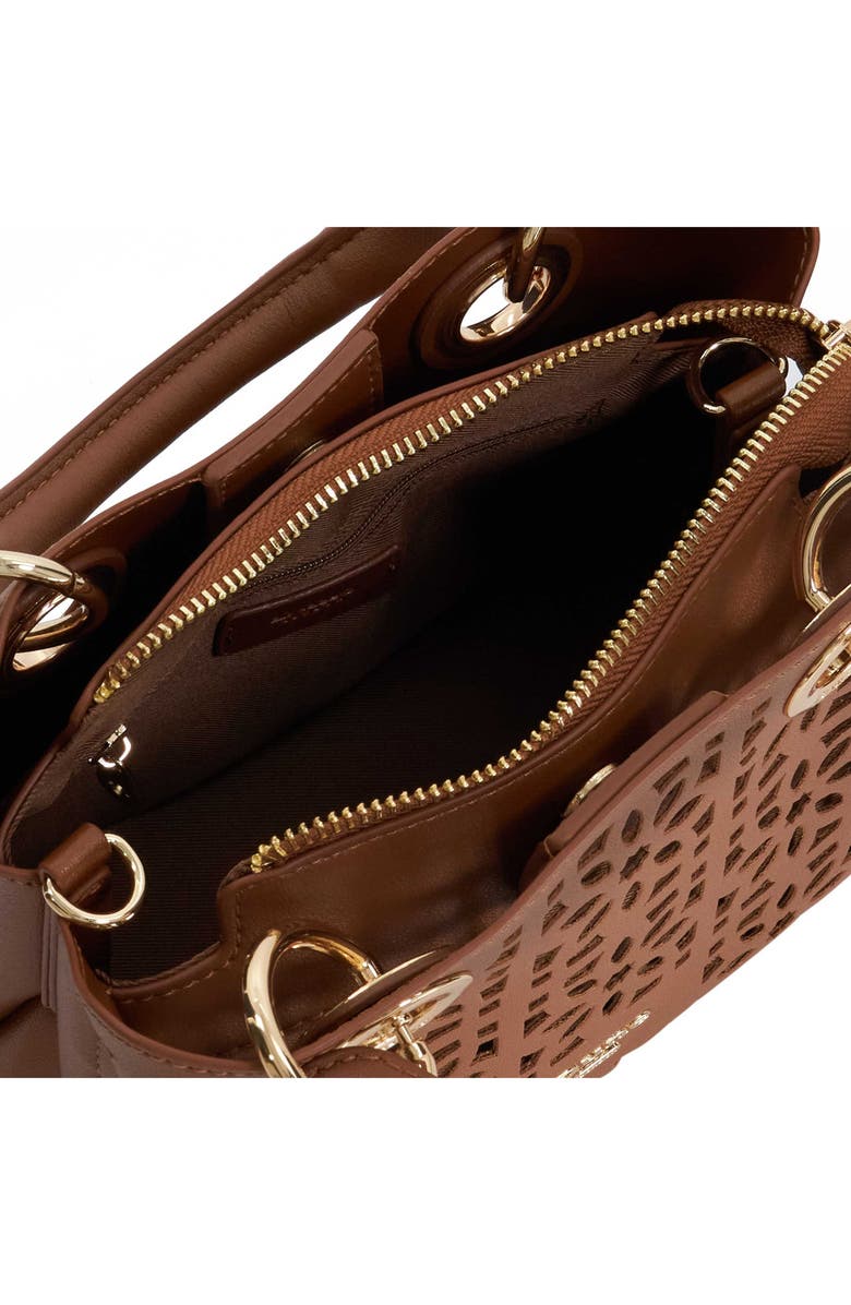 Dune London Diddydelaser Faux Leather Top Handle Bag, Alternate, color, Tan