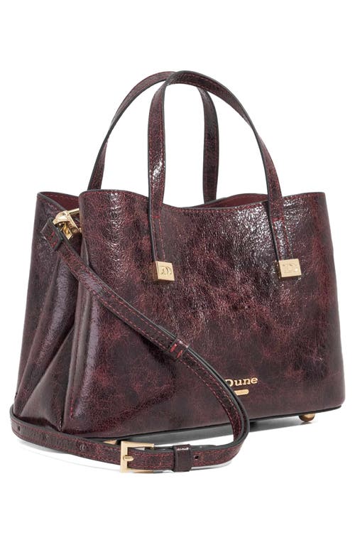 Dune London Dominality Tote Bag In Burgundy