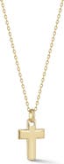 Ember Fine Jewelry 14K Yellow Gold Cross Pendant Necklace