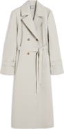 MM by Max Mara Cedro Faux Leather Trench Coat