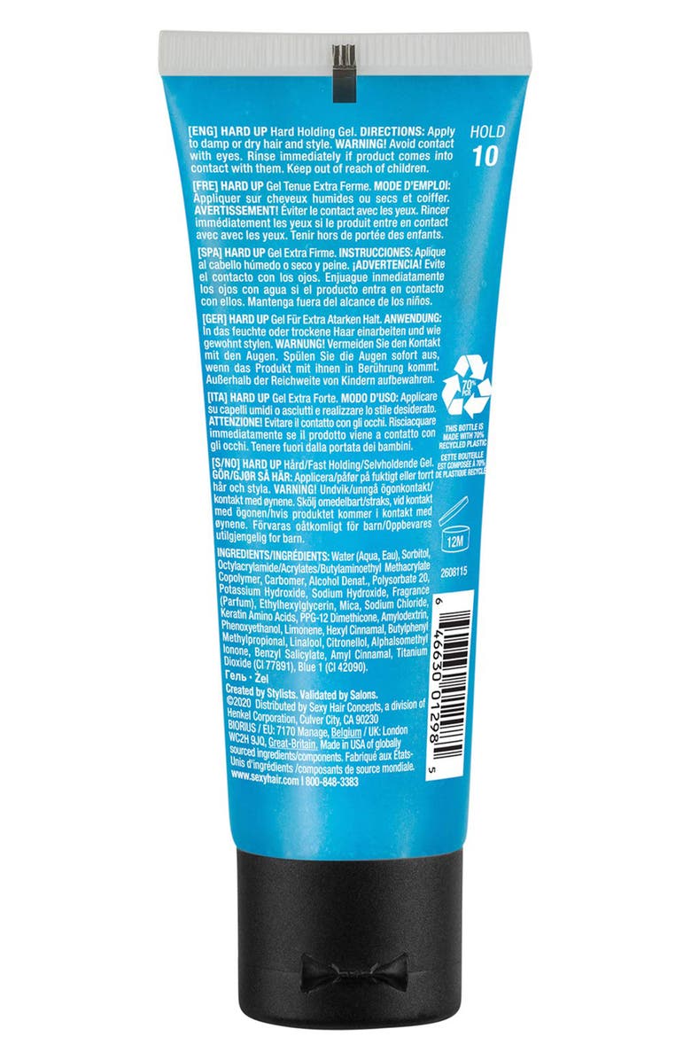 SEXY HAIR Style Sexyhair Hard Up Hard Holding Gel, Alternate, color, 