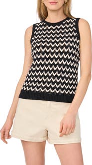 1.STATE Chevron Sweater Tank