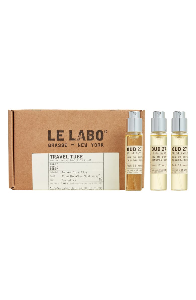 Le Labo Oud 27 Eau de Parfum Travel Tube Refill Trio, Alternate, color,