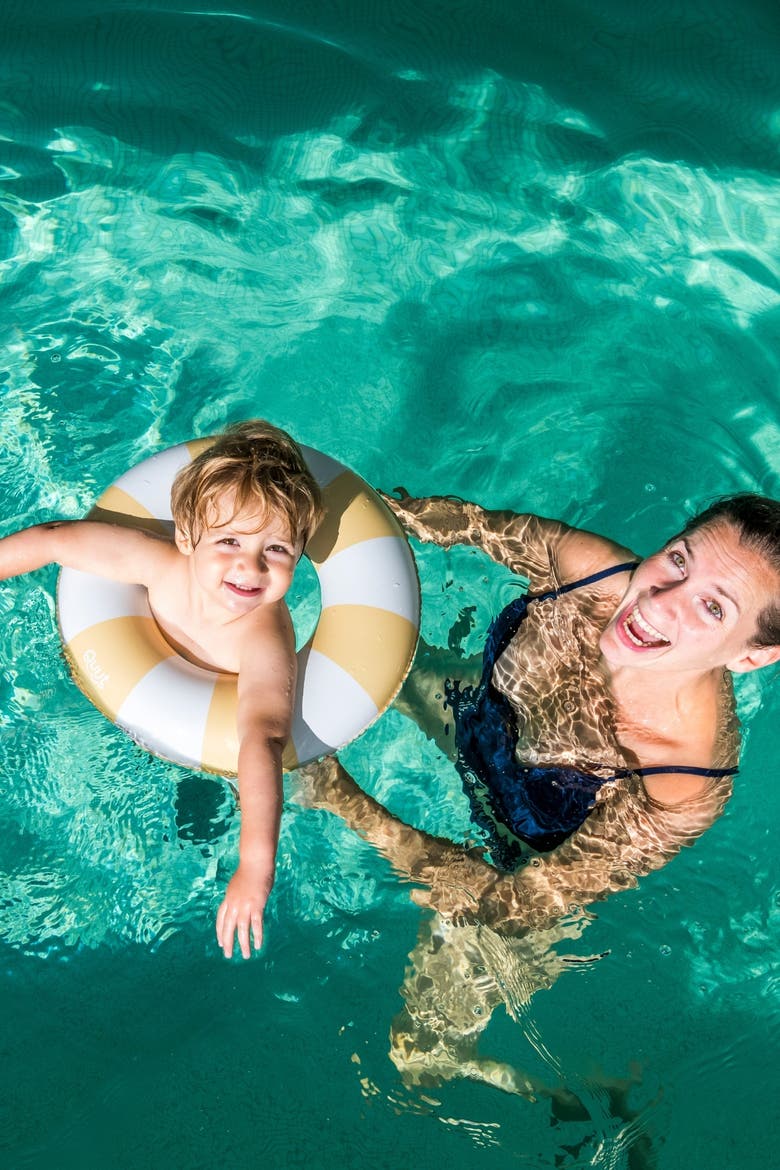 Swimring Colorful Inflatable Swim Ring for Toddlers, Alternate, color, Banana Blue