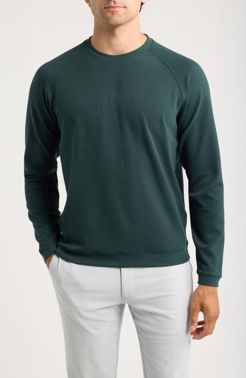 Cradle Performance Piqué Crewneck Top